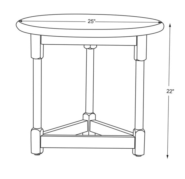 Surya x Becki Owens Collection Leandro End Table in Brown Brushed Oak