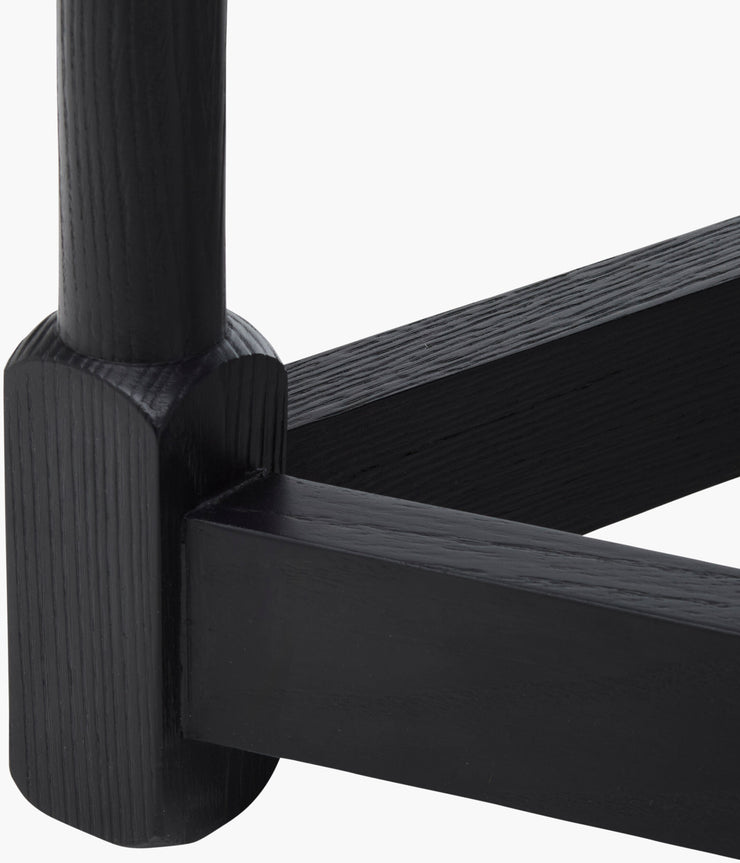 Surya x Becki Owens Collection Leandro End Table in Black Brushed Oak