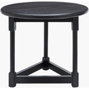 Surya x Becki Owens Collection Leandro End Table in Black Brushed Oak