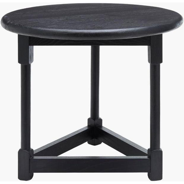 Surya x Becki Owens Collection Leandro End Table in Black Brushed Oak
