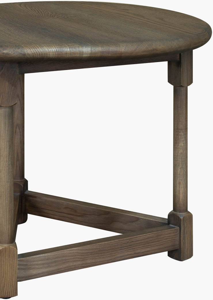 Surya x Becki Owens Collection Leandro End Table in Brown Brushed Oak