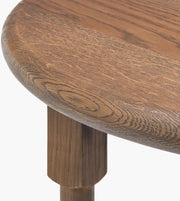 Surya x Becki Owens Collection Leandro End Table in Brown Brushed Oak