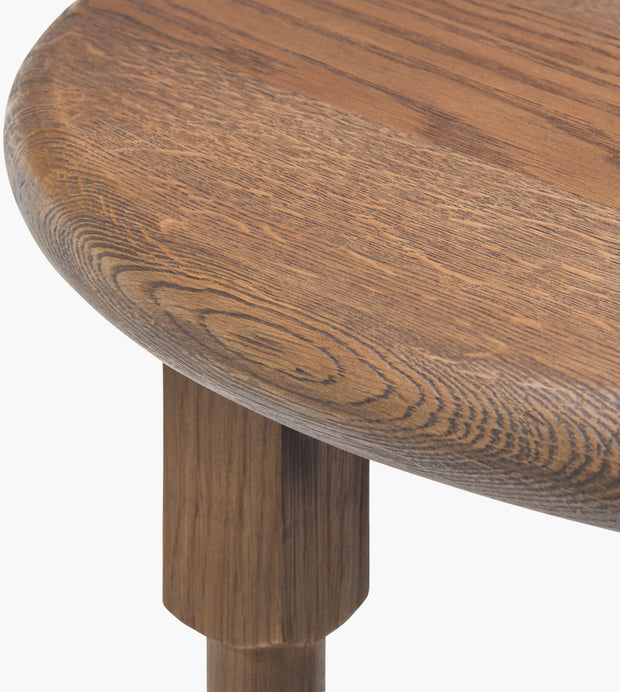 Surya x Becki Owens Collection Leandro End Table in Brown Brushed Oak