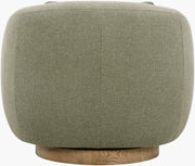 Surya x Becki Owens Collection Lomo Swivel Chair in Grass Green