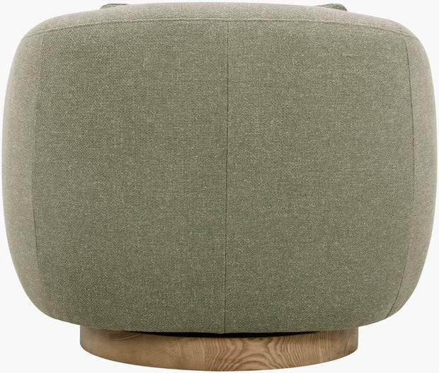 Surya x Becki Owens Collection Lomo Swivel Chair in Grass Green