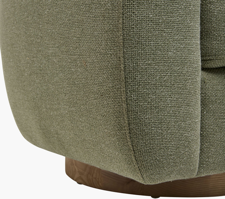 Surya x Becki Owens Collection Lomo Swivel Chair in Grass Green