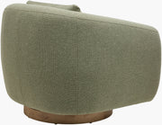 Surya x Becki Owens Collection Lomo Swivel Chair in Grass Green