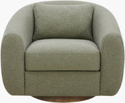 Surya x Becki Owens Collection Lomo Swivel Chair in Grass Green