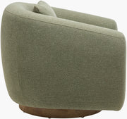 Surya x Becki Owens Collection Lomo Swivel Chair in Grass Green