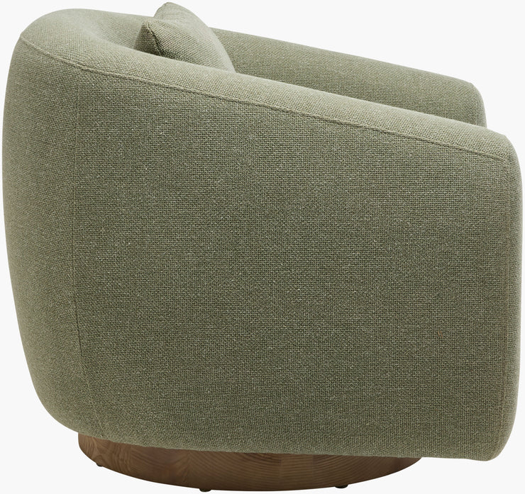 Surya x Becki Owens Collection Lomo Swivel Chair in Grass Green