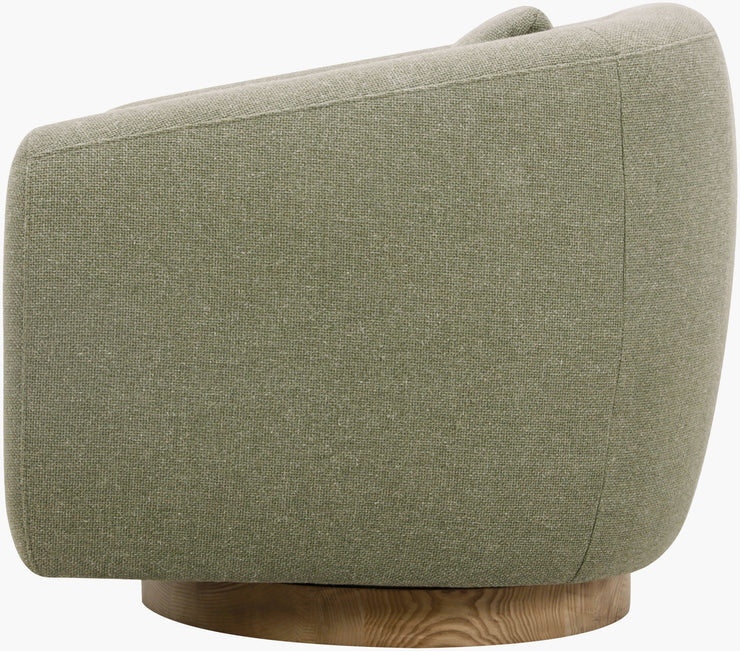 Surya x Becki Owens Collection Lomo Swivel Chair in Grass Green