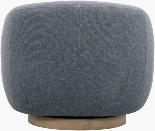 Surya x Becki Owens Collection Lomo Swivel Chair in Blue