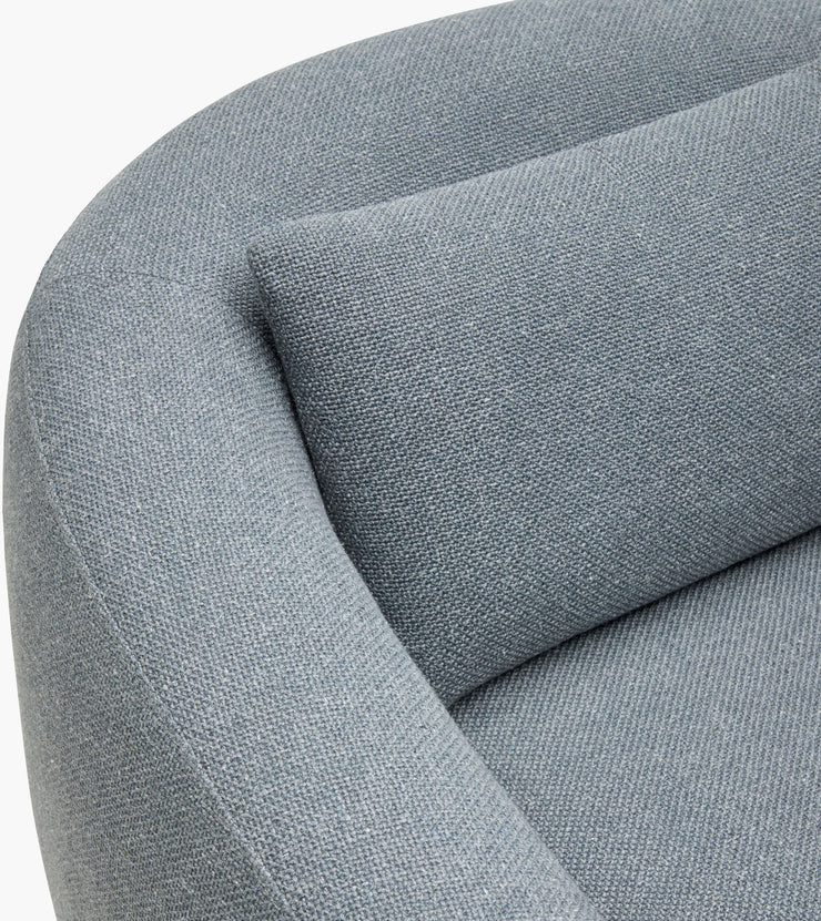 Surya x Becki Owens Collection Lomo Swivel Chair in Blue