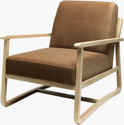 Becki Owens x SURYA Molera Accent Chair in Brown