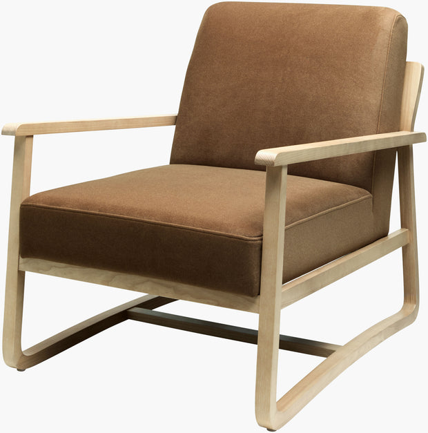 Becki Owens x SURYA Molera Accent Chair in Brown