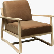 Becki Owens x SURYA Molera Accent Chair in Brown