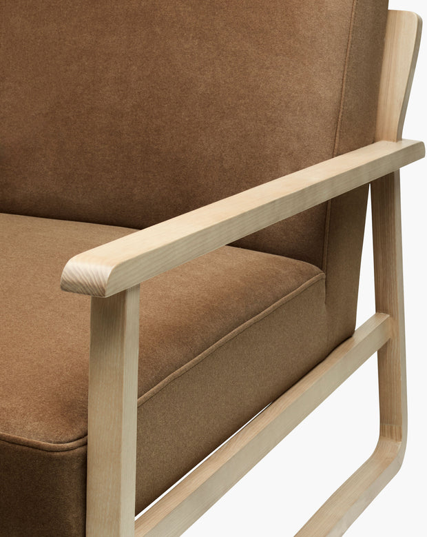 Becki Owens x SURYA Molera Accent Chair in Brown