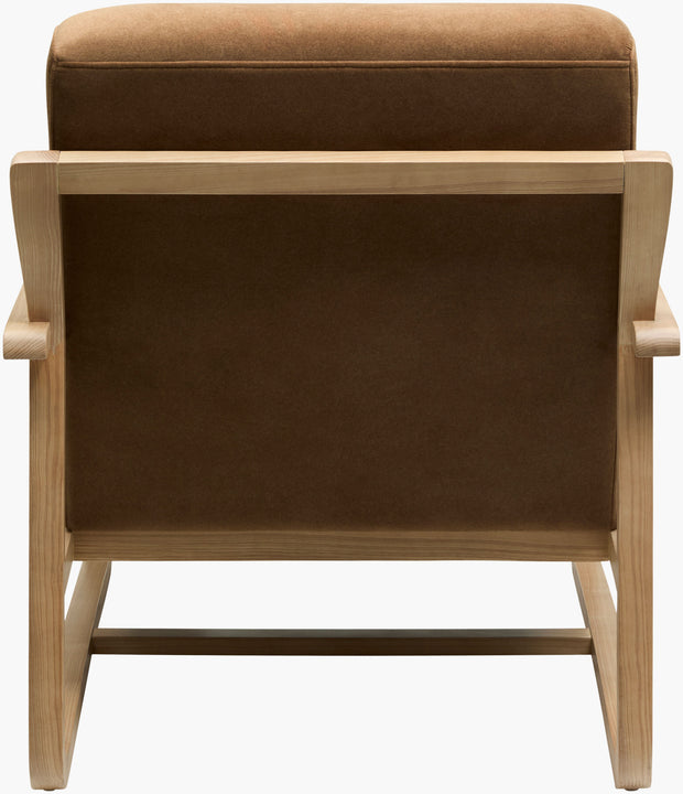 Becki Owens x SURYA Molera Accent Chair in Brown
