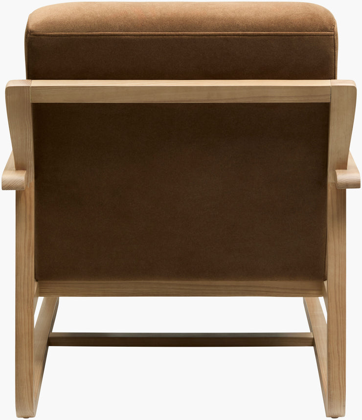 Becki Owens x SURYA Molera Accent Chair in Brown