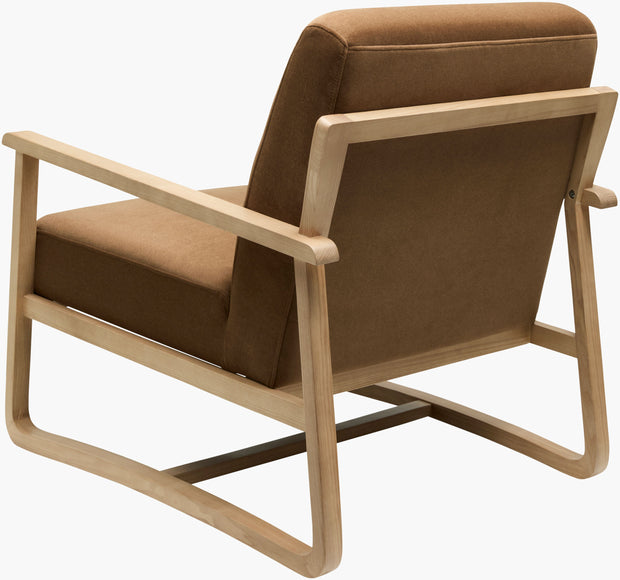 Becki Owens x SURYA Molera Accent Chair in Brown