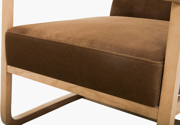 Becki Owens x SURYA Molera Accent Chair in Brown