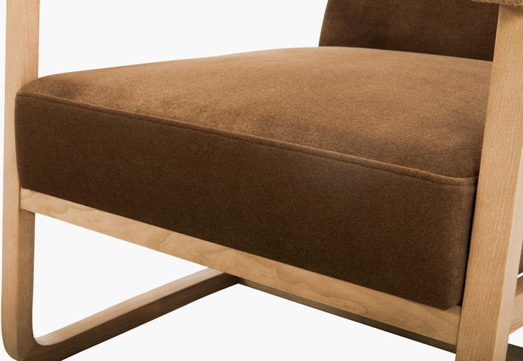 Becki Owens x SURYA Molera Accent Chair in Brown