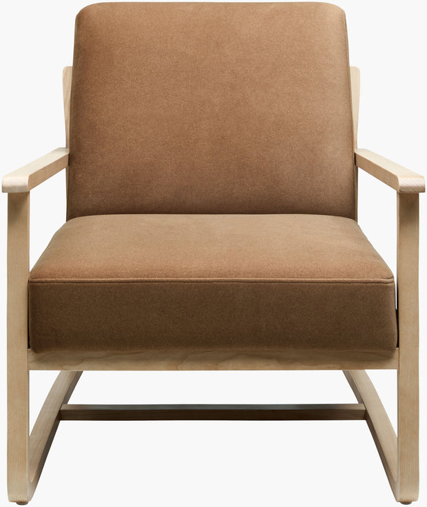 Becki Owens x SURYA Molera Accent Chair in Brown