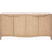 Surya x Becki Owens Collection Mollie Marble Topped Sideboard