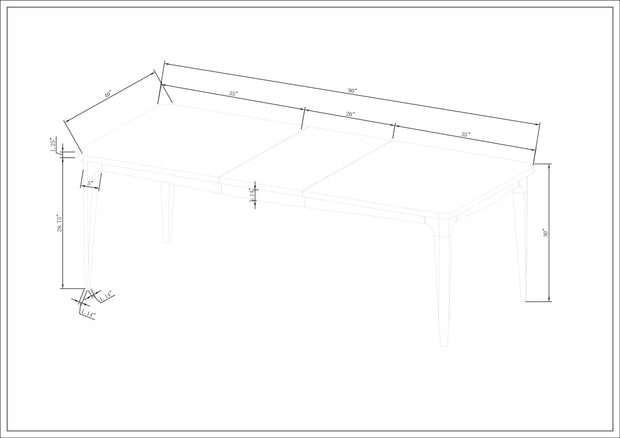 Becki Owens x SURYA Mollie Extension Dining Table
