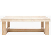 Surya x Becki Owens Collection Mayson Marble and Wood Coffee Table