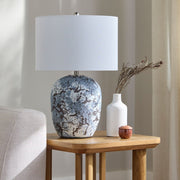 Becki Owens x LIVABLISS Nerina Concrete Accent Lamp in Textured Gray