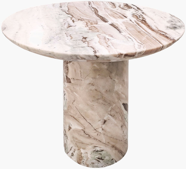 Becki Owens x SURYA Portola Marble End Table