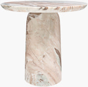 Becki Owens x SURYA Portola Marble End Table