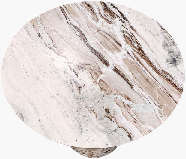 Becki Owens x SURYA Portola Marble End Table