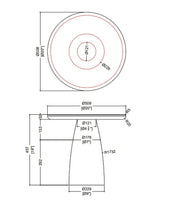 Becki Owens x SURYA Portola Marble End Table