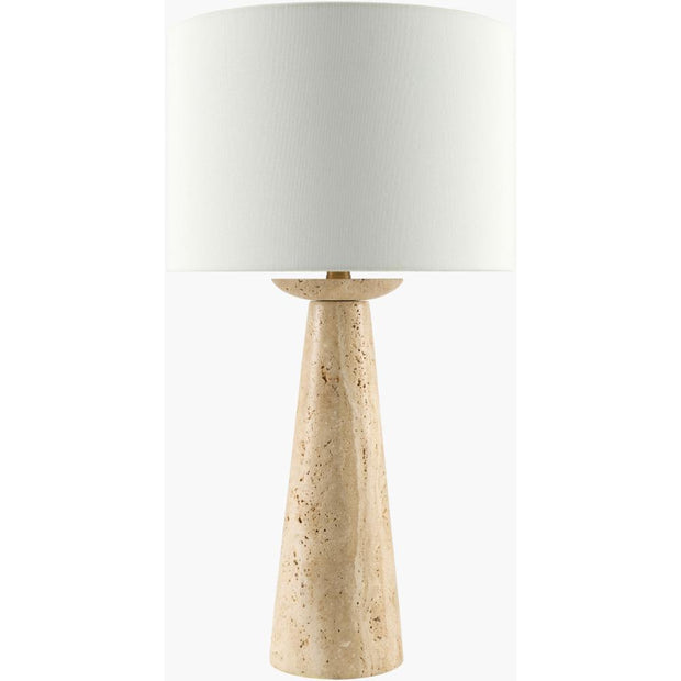 Becki Owens x LIVABLISS Sabina Travertine Accent Lamp