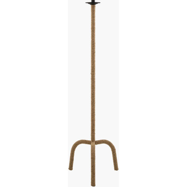 Becki Owens x LIVABLISS Seraya Iron and Hemp Accent Floor Lamp