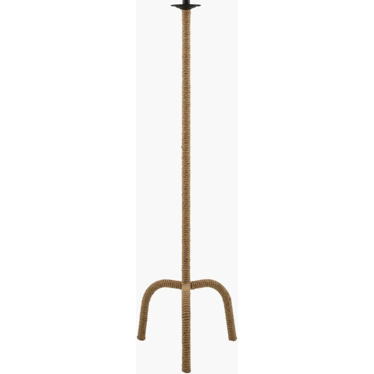 Becki Owens x LIVABLISS Seraya Iron and Hemp Accent Floor Lamp