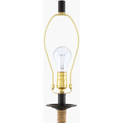 Becki Owens x LIVABLISS Seraya Iron and Hemp Accent Floor Lamp
