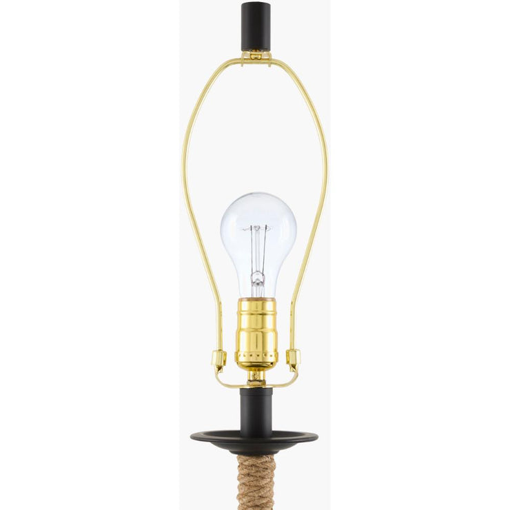 Becki Owens x LIVABLISS Seraya Iron and Hemp Accent Floor Lamp