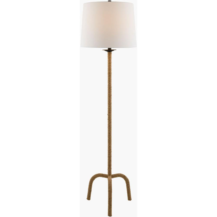 Becki Owens x LIVABLISS Seraya Iron and Hemp Accent Floor Lamp