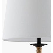 Becki Owens x LIVABLISS Seraya Iron and Hemp Accent Floor Lamp