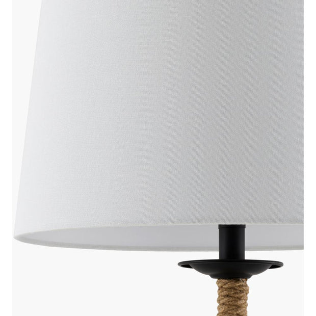 Becki Owens x LIVABLISS Seraya Iron and Hemp Accent Floor Lamp