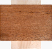 Becki Owens x SURYA Tulare Marble and Wood End Table