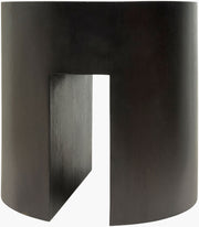 Becki Owens x SURYA Whitly Black Wood End Table