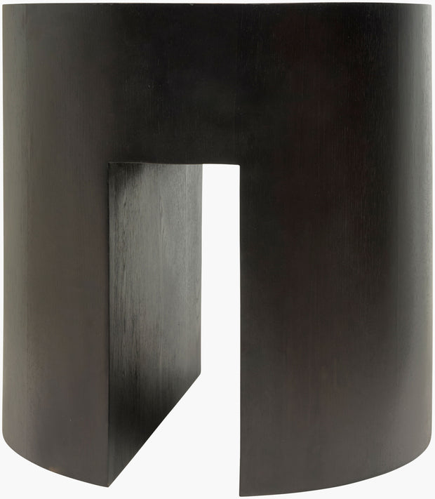 Becki Owens x SURYA Whitly Black Wood End Table