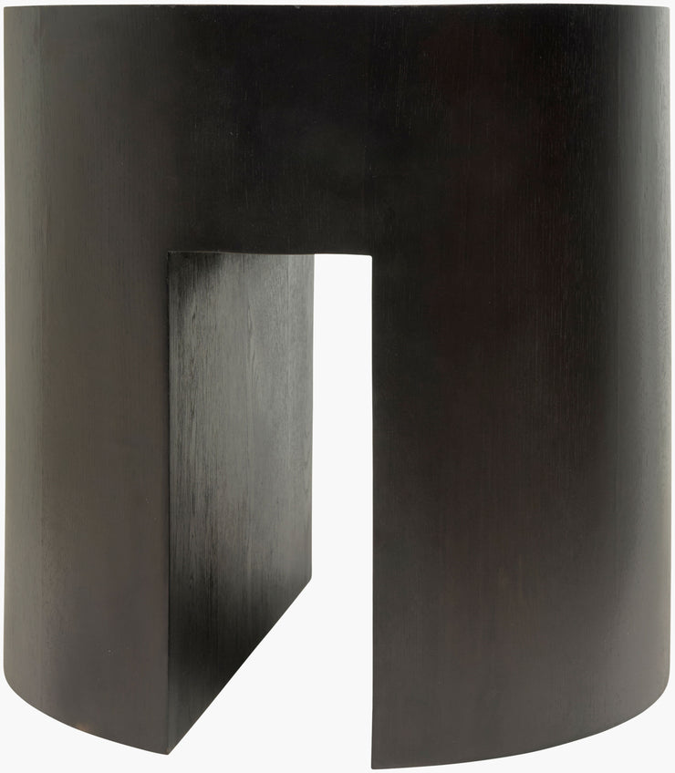 Becki Owens x SURYA Whitly Black Wood End Table