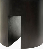Becki Owens x SURYA Whitly Black Wood End Table