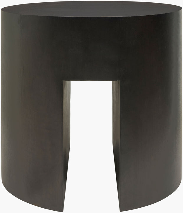 Becki Owens x SURYA Whitly Black Wood End Table