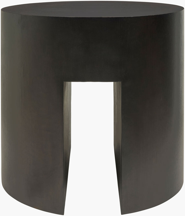 Becki Owens x SURYA Whitly Black Wood End Table